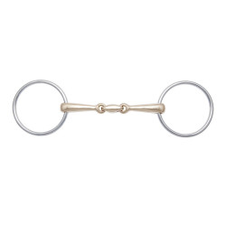 Filet 2 anelli Stübben 2424 con imboccatura spessa 14 mm
