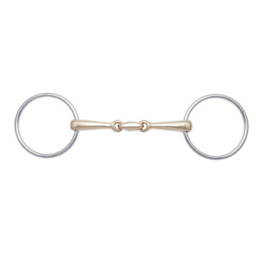 Filet 2 anelli Stübben 2424 con imboccatura spessa 14 mm