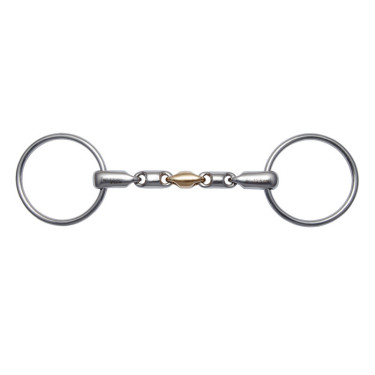 Filet 2 anelli Stübben 2457 Waterford Max Relax snodato in rame dolce cannone 16 mm Filet 2 anelli Stübben 2457 Waterford Max Relax snodato in rame dolce cannone 16 mm