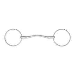Filet diritto a 2 anelli Stübben 2429 Fine Line acciaio inox cannone 14 mm
