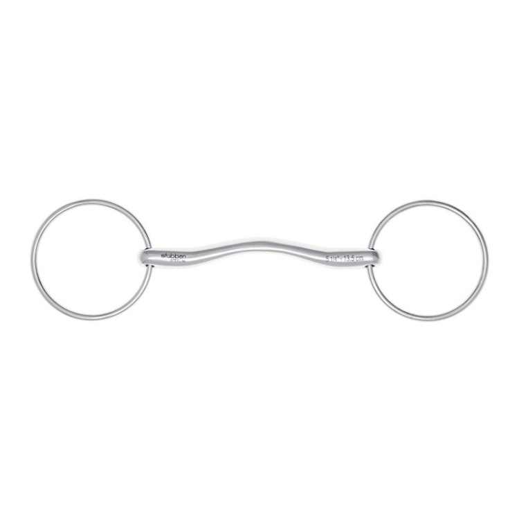 Filet diritto a 2 anelli Stübben 2429 Fine Line acciaio inox cannone 14 mm