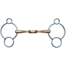 Mors Stübben 2980 contatto rapido 3 anelli filetto cannone 16 mm