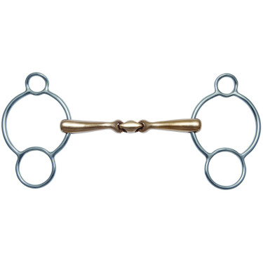 Mors Stübben 2980 contatto rapido 3 anelli filetto cannone 16 mm