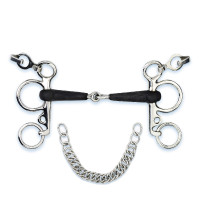 Pelham Stübben 2242 in gomma 16 mm per equitazione