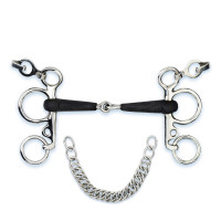 Pelham Stübben 2242 in gomma 16 mm per equitazione