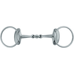 Filet Stübben 2462 2 anelli Ali d'Argant imboccatura 14 mm