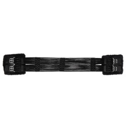 Cinghia Stübben corda con imbottiture fibbie in acciaio inox Nero