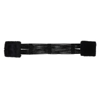 Cinghia Stübben corda con imbottiture fibbie in acciaio inox Nero Cinghia Stübben corda con imbottiture fibbie in acciaio inox Nero