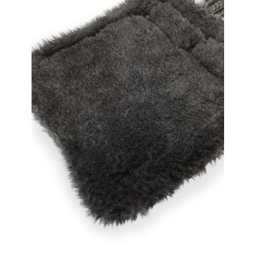 Cinghia Stübben corda con imbottiture fibbie in acciaio inox Nero