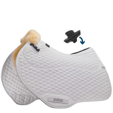 Tappeto da salto ostacoli Stübben in pelle d'agnello Streamline Close Contact Bianco
