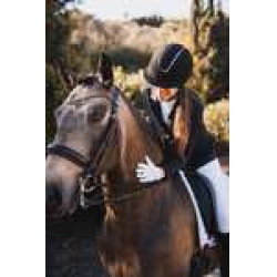 Casco da equitazione Solara II Horze Nero / nero