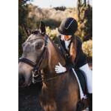 Casco da equitazione Solara II Horze Nero / nero