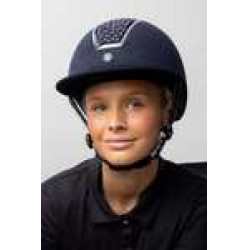 Casco da equitazione Solara II Horze Marino / bianco Blu