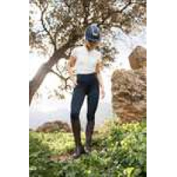 Leggings ibridi da donna Horze Anya fullgrip Blu marino scuro