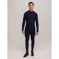 Baselayer con colletto Tommy Hilfiger Equestrian Phoenix uomo Blu navy