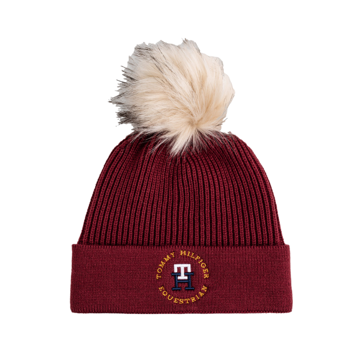Berretto Tommy Hilfiger Equestrian Vancouvert con Pon Pon Berretto Tommy Hilfiger Equestrian Vancouvert con Pon Pon