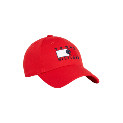 Berretto idrorepellente Tommy Hilfiger Equestrian Montreal Rosso feroce