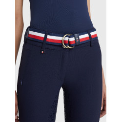 Cintura Tommy Hilfiger Equestrian Global a righe da donna Cintura Tommy Hilfiger Equestrian Global a righe da donna