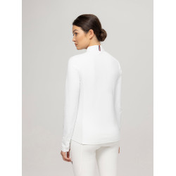 Camicia da concorso Tommy Hilfiger Equestrian Charlotte a maniche lunghe da donna Bianco Camicia da concorso Tommy Hilfiger Equestrian Charlotte a maniche lunghe da donna Bianco