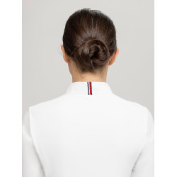 Camicia da concorso Tommy Hilfiger Equestrian Charlotte a maniche lunghe da donna Bianco Camicia da concorso Tommy Hilfiger Equestrian Charlotte a maniche lunghe da donna Bianco