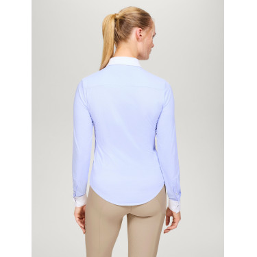 Camicia Tommy Hilfiger Equestrian Essex Stretch Oxford a maniche lunghe da donna Camicia Tommy Hilfiger Equestrian Essex Stretch Oxford a maniche lunghe da donna