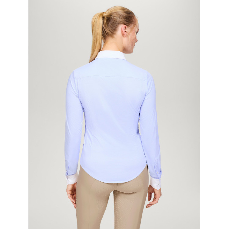Camicia Tommy Hilfiger Equestrian Essex Stretch Oxford a maniche lunghe da donna Camicia Tommy Hilfiger Equestrian Essex Stretch Oxford a maniche lunghe da donna