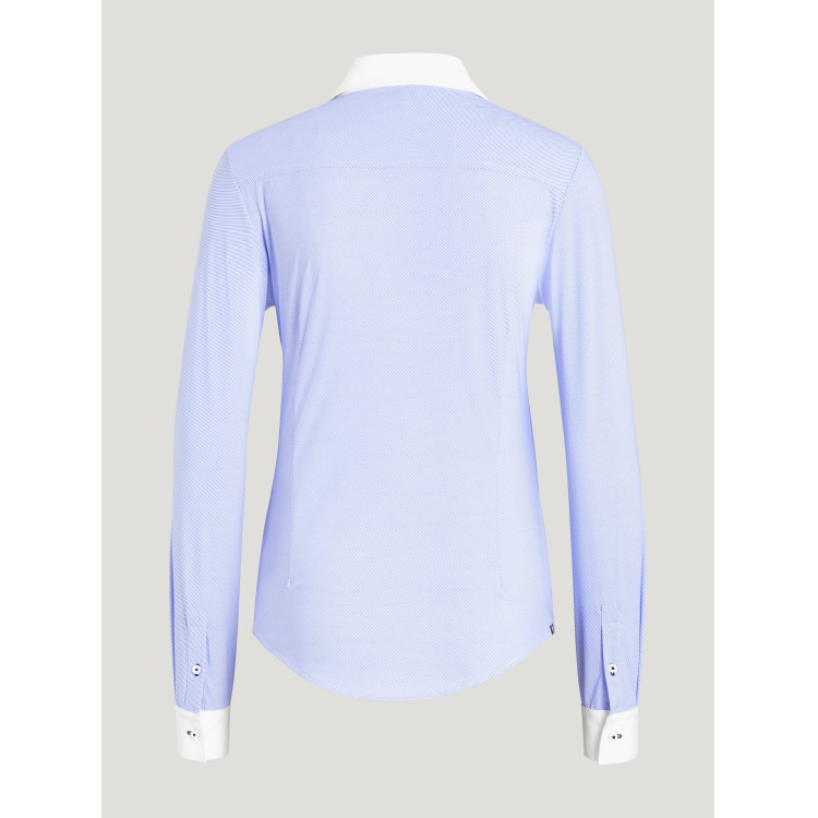 Camicia Tommy Hilfiger Equestrian Essex Stretch Oxford a maniche lunghe da donna Camicia Tommy Hilfiger Equestrian Essex Stretch Oxford a maniche lunghe da donna