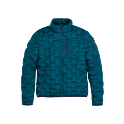 Piumino Tommy Hilfiger Equestrian Charleston uomo Turchese Blu