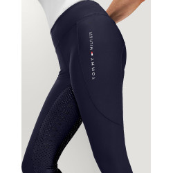 Leggings Tommy Hilfiger Equestrian Devon full grip donna Blu navy
