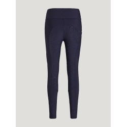 Leggings Tommy Hilfiger Equestrian Devon full grip donna Blu navy