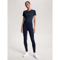 Leggings Tommy Hilfiger Equestrian Rome full grip donna Blu navy Leggings Tommy Hilfiger Equestrian Rome full grip donna Blu navy