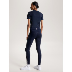 Leggings Tommy Hilfiger Equestrian Rome full grip donna Blu navy