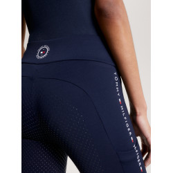 Leggings Tommy Hilfiger Equestrian Rome full grip donna Blu navy
