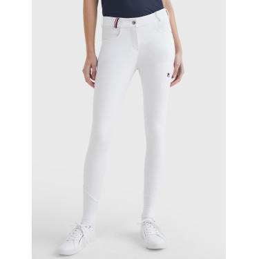 Pantaloni Classic Tommy Hilfiger Equestrian donna Bianco