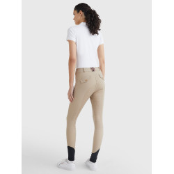 Pantaloni Classic Tommy Hilfiger Equestrian donna Beige