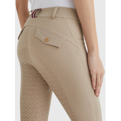 Pantaloni Classic Tommy Hilfiger Equestrian donna Beige