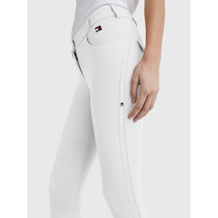 Pantaloni Tommy Hilfiger Equestrian Classic da donna con grip al ginocchio Pantaloni Tommy Hilfiger Equestrian Classic da donna con grip al ginocchio
