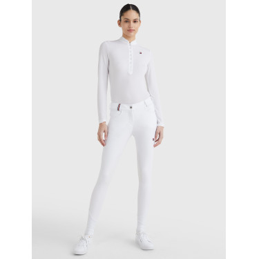 Pantaloni Tommy Hilfiger Equestrian Classic da donna con grip al ginocchio Pantaloni Tommy Hilfiger Equestrian Classic da donna con grip al ginocchio