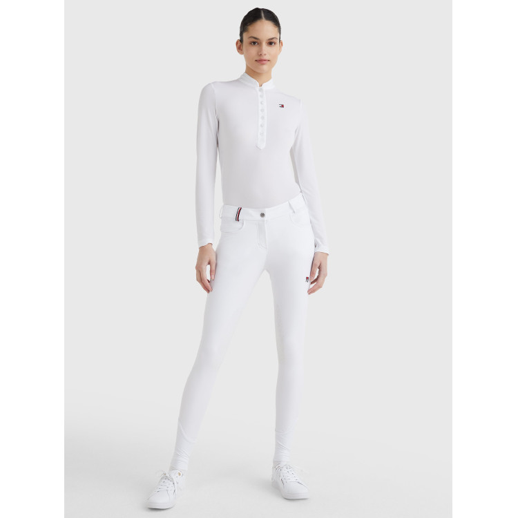Pantaloni Tommy Hilfiger Equestrian Classic da donna con grip al ginocchio Pantaloni Tommy Hilfiger Equestrian Classic da donna con grip al ginocchio