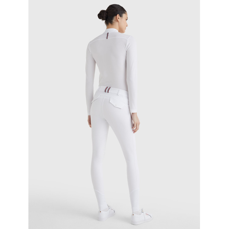 Pantaloni Tommy Hilfiger Equestrian Classic da donna con grip al ginocchio Pantaloni Tommy Hilfiger Equestrian Classic da donna con grip al ginocchio