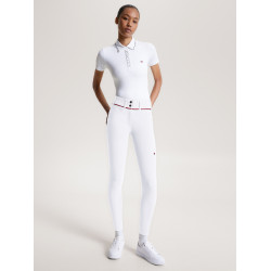 Pantaloni Tommy Hilfiger Equestrian Geneva full grip donna Bianco Pantaloni Tommy Hilfiger Equestrian Geneva full grip donna Bianco