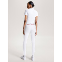 Pantaloni Tommy Hilfiger Equestrian Geneva grip ginocchia donna Bianco Pantaloni Tommy Hilfiger Equestrian Geneva grip ginocchia donna Bianco