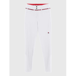 Pantaloni Tommy Hilfiger Equestrian Geneva grip ginocchia donna Bianco Pantaloni Tommy Hilfiger Equestrian Geneva grip ginocchia donna Bianco