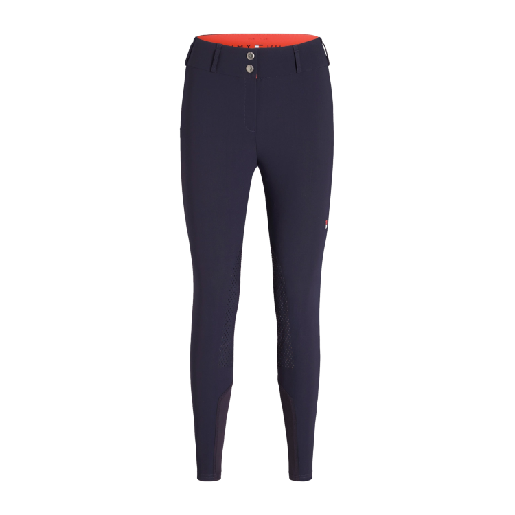 Pantaloni Tommy Hilfiger Equestrian Helena donna con grip alle ginocchia Pantaloni Tommy Hilfiger Equestrian Helena donna con grip alle ginocchia