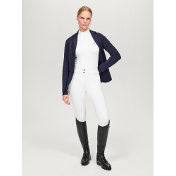 Pantaloni Tommy Hilfiger Equestrian Helena donna con grip alle ginocchia Bianco Pantaloni Tommy Hilfiger Equestrian Helena donna con grip alle ginocchia Bianco