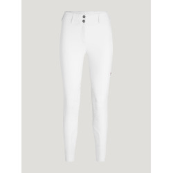 Pantaloni Tommy Hilfiger Equestrian Helena donna con grip alle ginocchia Bianco Pantaloni Tommy Hilfiger Equestrian Helena donna con grip alle ginocchia Bianco