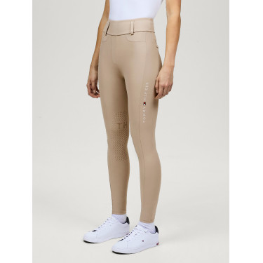 Pantaloni Tommy Hilfiger Equestrian Highland Hybrid da donna con grip al ginocchio Pantaloni Tommy Hilfiger Equestrian Highland Hybrid da donna con grip al ginocchio