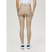 Pantaloni Tommy Hilfiger Equestrian Highland Hybrid da donna con grip al ginocchio Stagione beige Pantaloni Tommy Hilfiger Equestrian Highland Hybrid da donna con grip al ginocchio Stagione beige