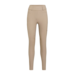 Pantaloni Tommy Hilfiger Equestrian Highland Hybrid da donna con grip al ginocchio Stagione beige Pantaloni Tommy Hilfiger Equestrian Highland Hybrid da donna con grip al ginocchio Stagione beige
