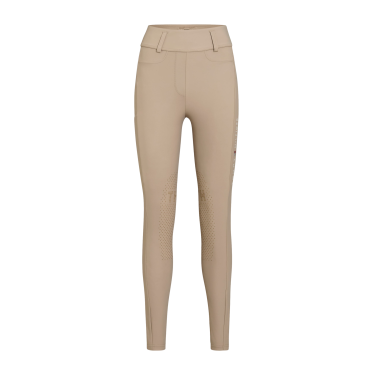 Pantaloni Tommy Hilfiger Equestrian Highland Hybrid da donna con grip al ginocchio Pantaloni Tommy Hilfiger Equestrian Highland Hybrid da donna con grip al ginocchio